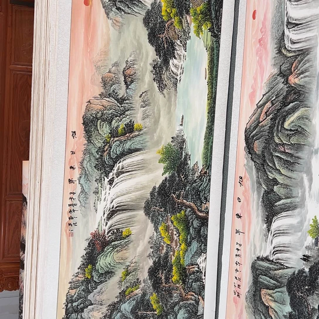 饕***鱼国画手绘保证质量保证