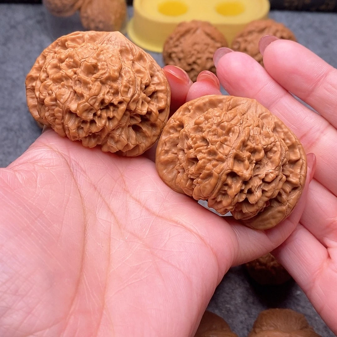 文玩核桃把件许*森精品官帽54+全品