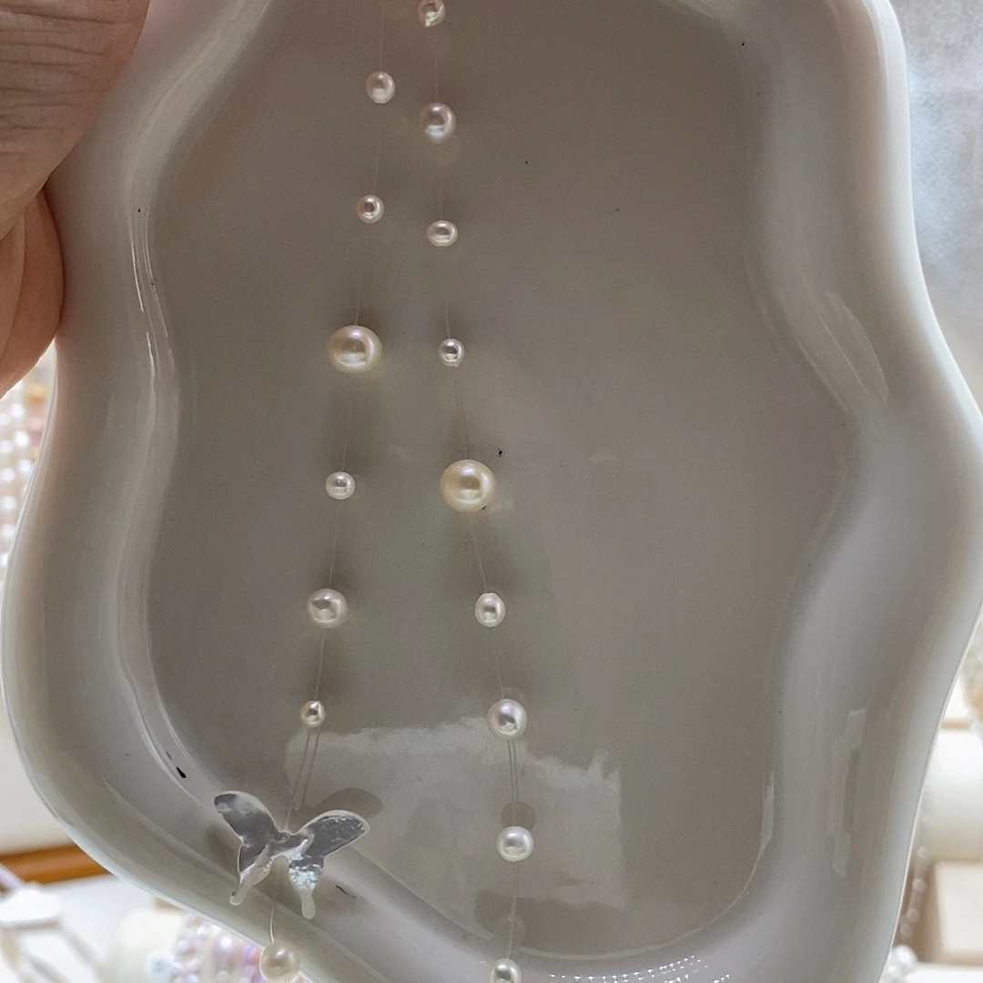 淡水珍珠手镯银S925镶嵌