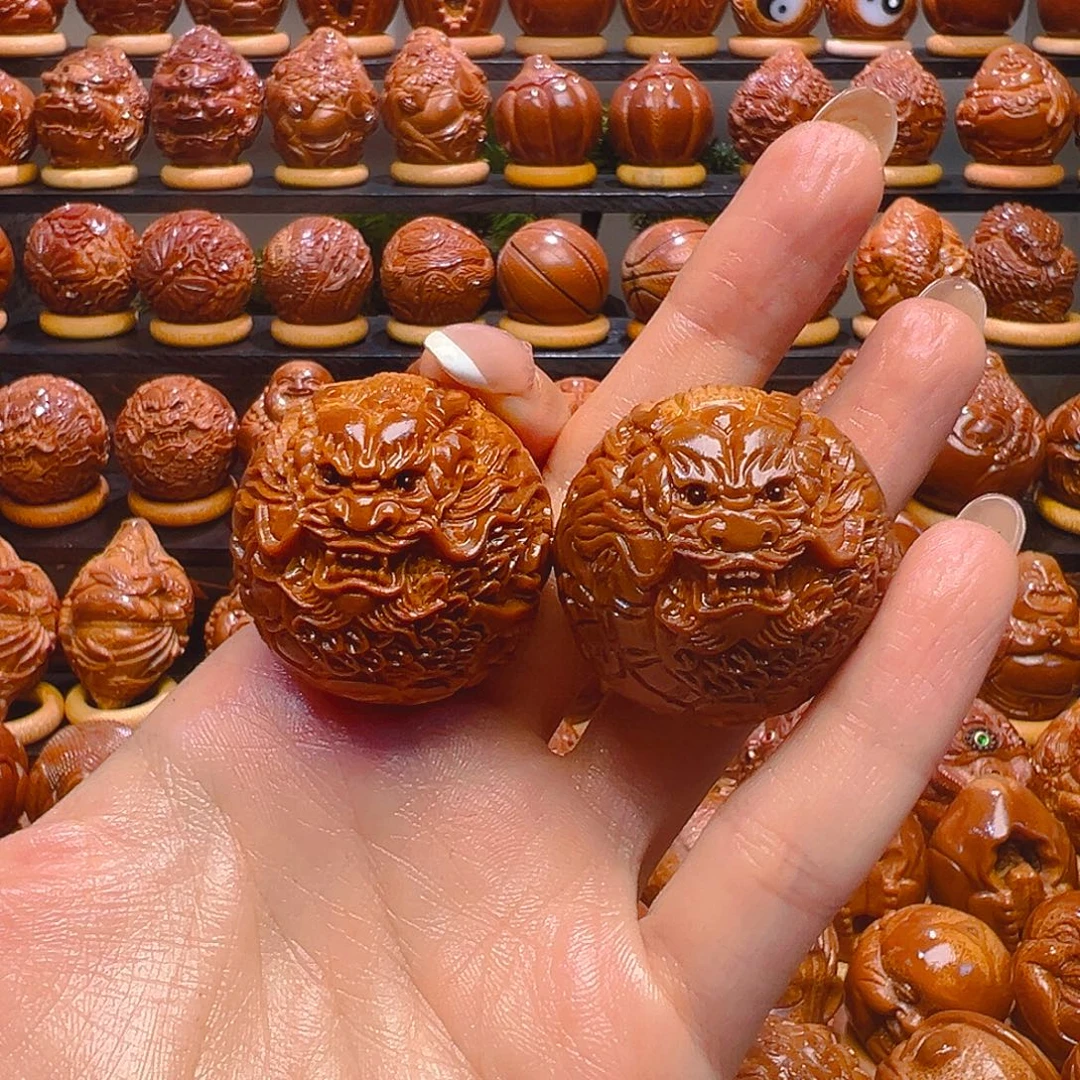 手串/手链橄榄核龙球一对