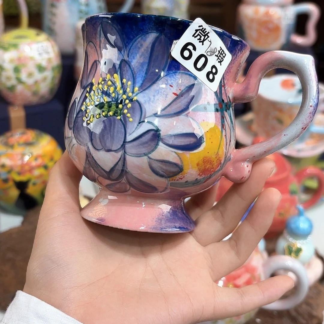 用***8景德镇手绘高温釉下彩陶瓷茶具