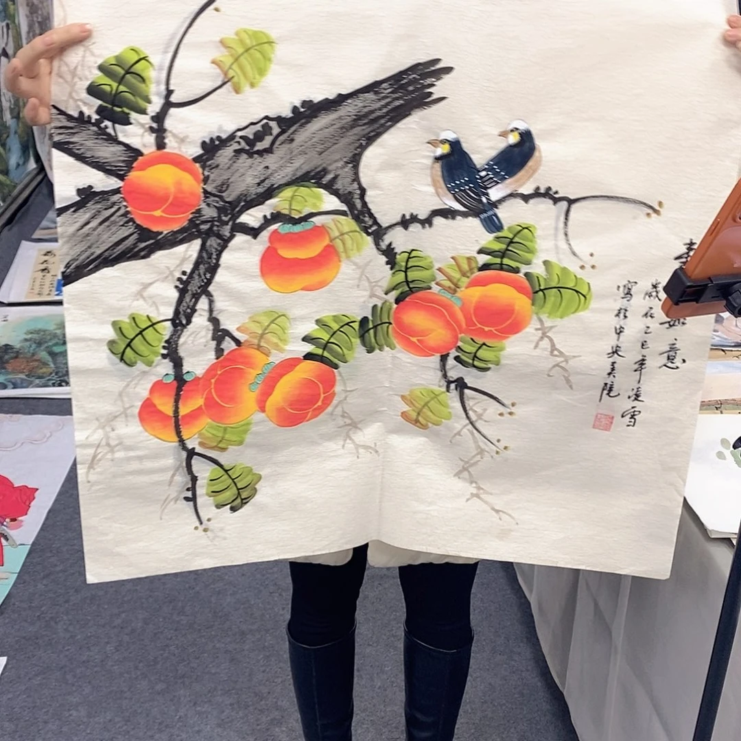 国画国画手绘作品