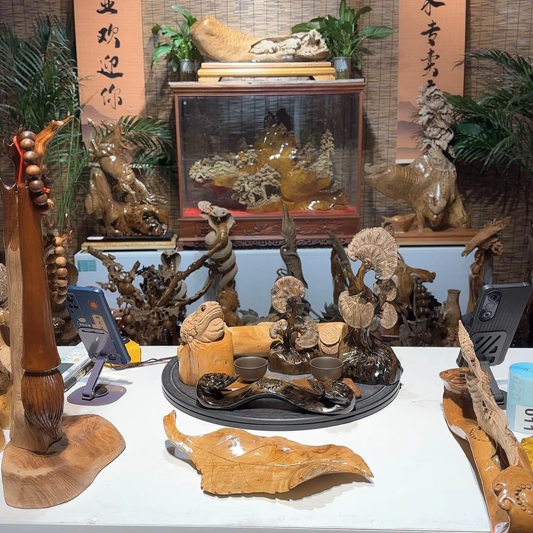 木质类沉*金丝楠木阴沉如意