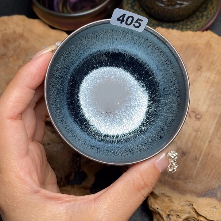 嘻***客茶盏建窑建盏主人杯405
