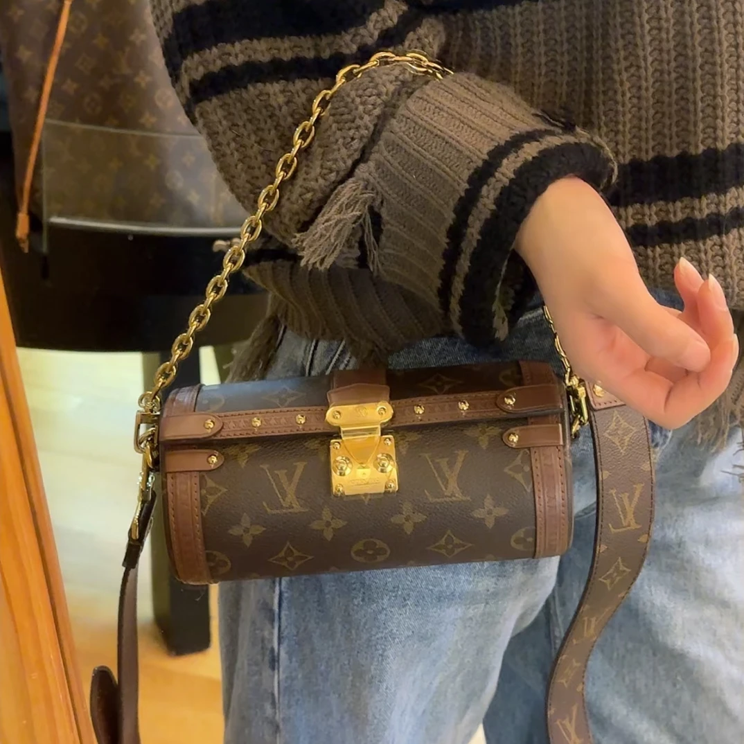 95新 LouisVuitton/路易威登 御古屋/79812/LV 巴比龙圆筒芯片款