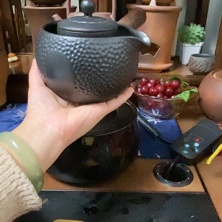 火山石煮茶壶098090