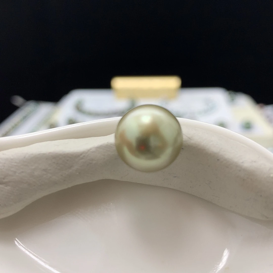 未镶嵌裸珠定制海水珍珠大溪地金11.5mm