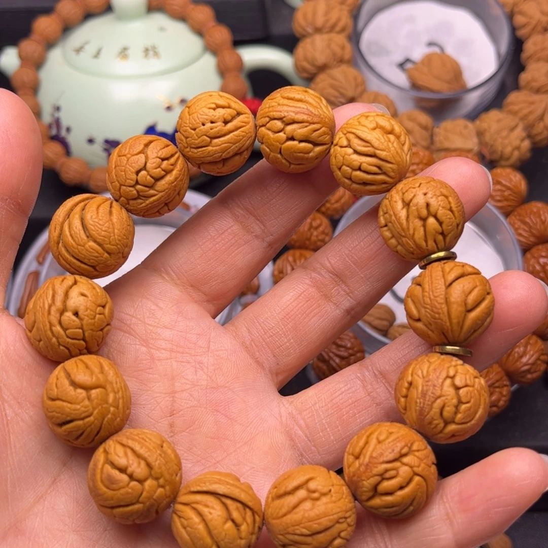 桃核吊坠龙纹桃核