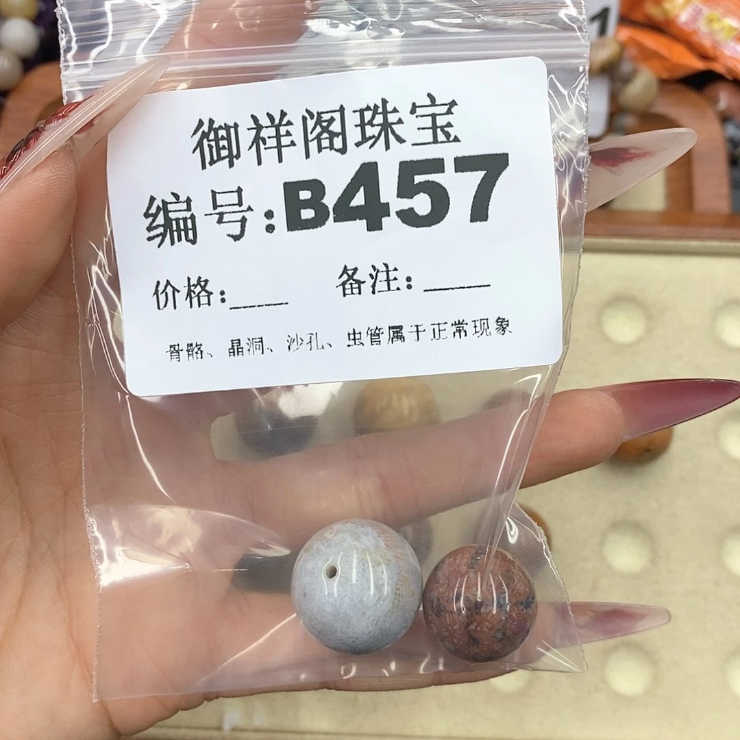 硅化珊瑚（珊瑚玉）颈饰未镶嵌玖*