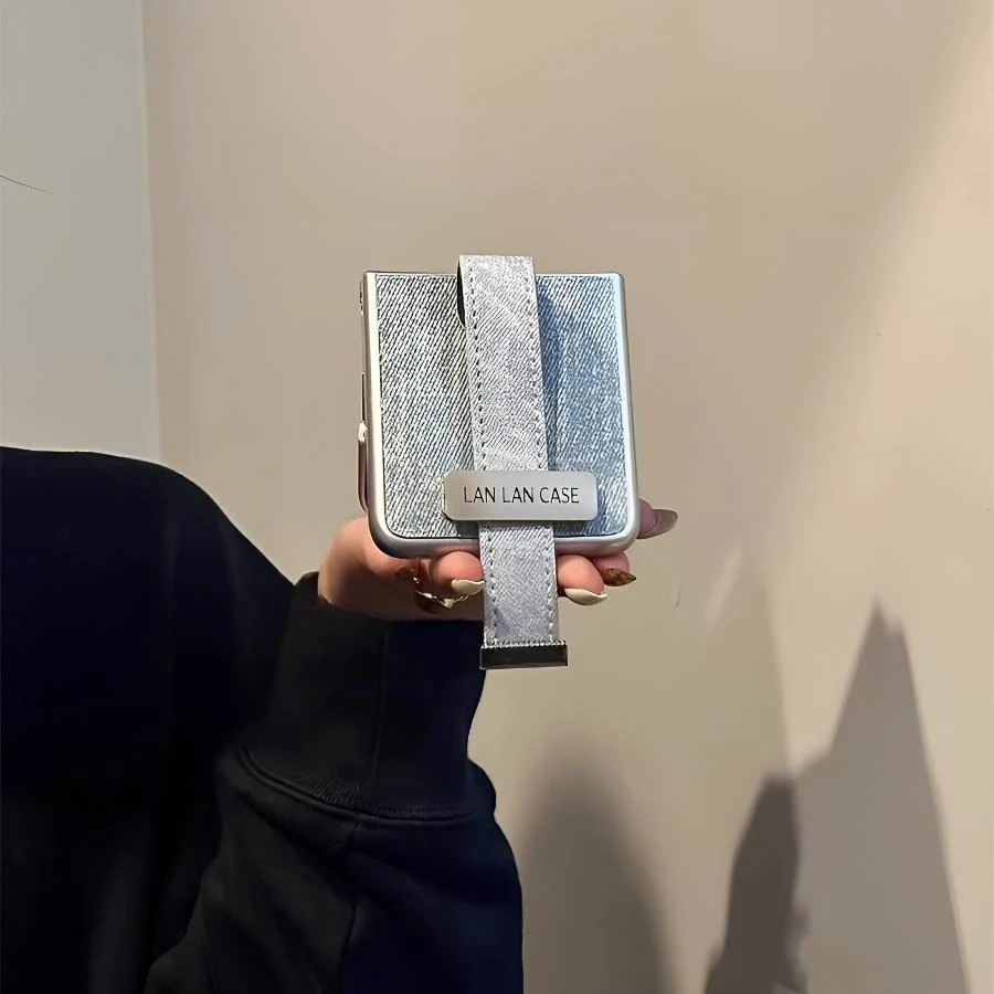 双11适用荣耀折叠屏牛仔布腕带支架