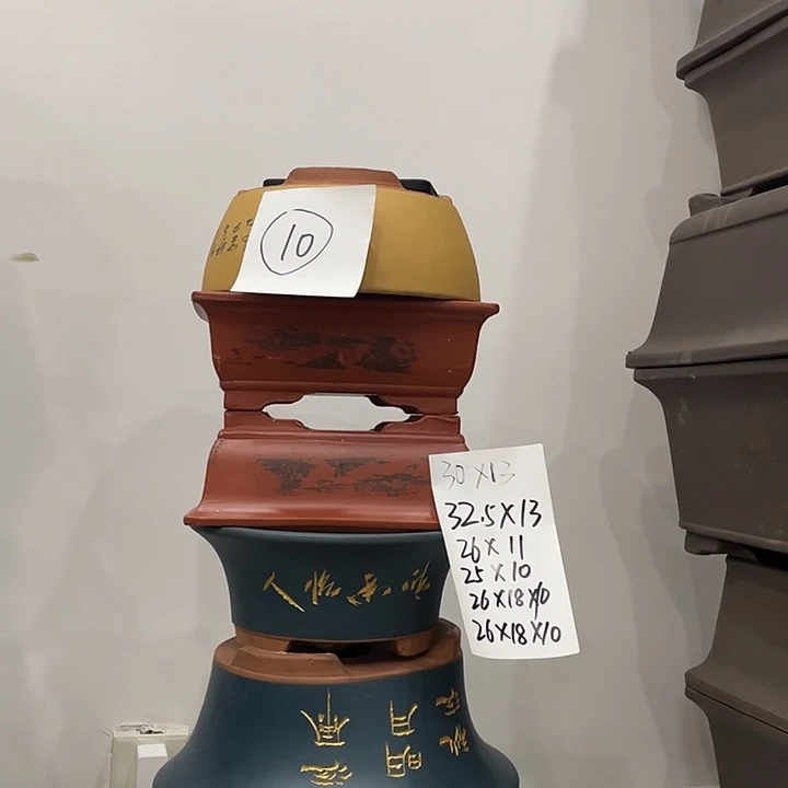 10紫砂花盆捡漏了