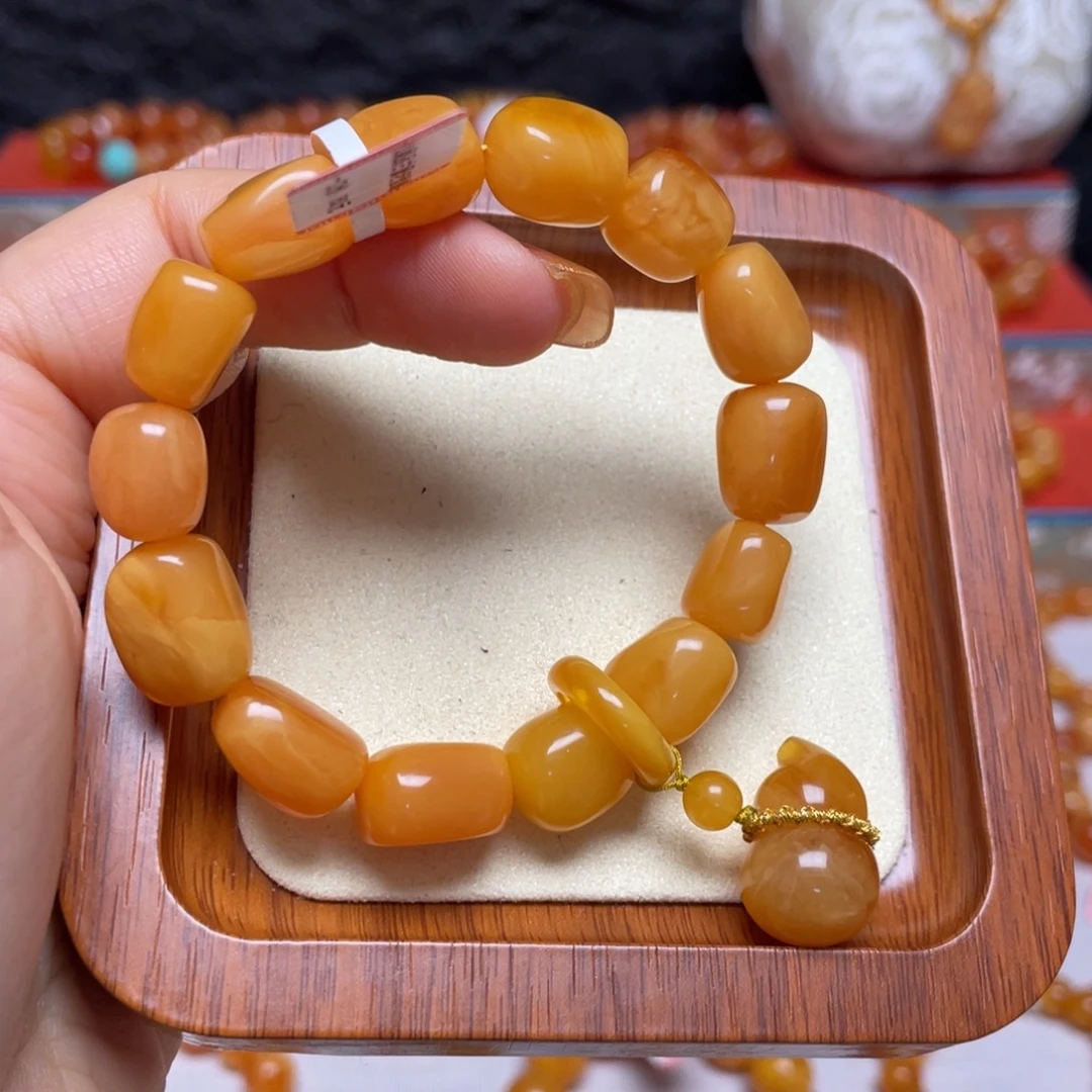 蜜蜡未镶嵌手链手串