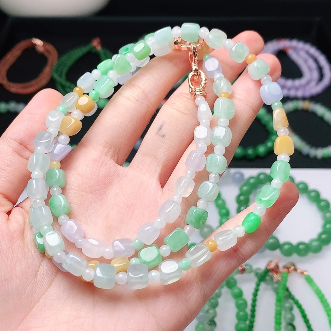 翡翠未镶嵌手链翡翠