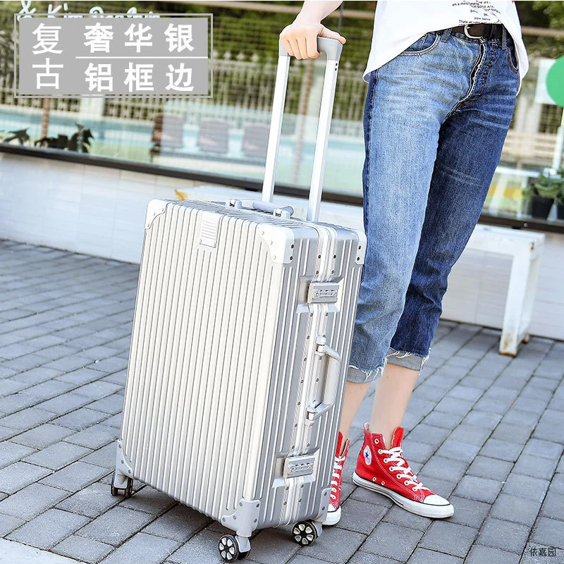 新款多功能行李箱女学生拉杆箱静音万向轮男旅行箱结实耐用密代发