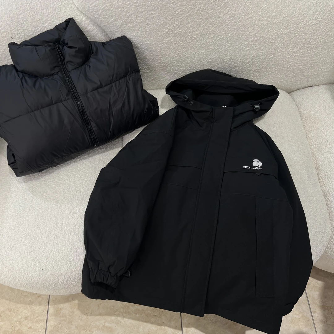 （真两件）羽绒服，男女同款，高货新国标90白鸭绒，含质检报告M066