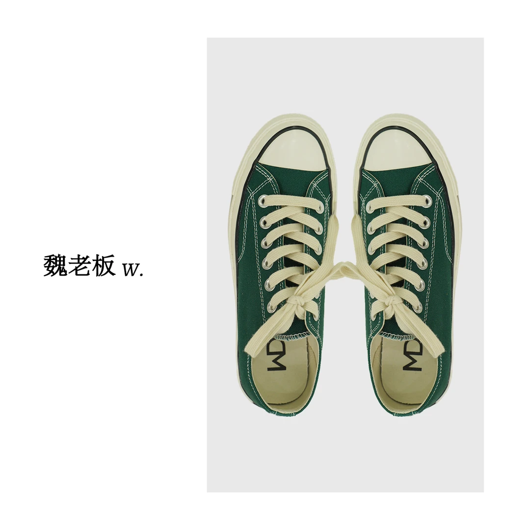 W.Diva【青春】绿色休闲鞋透气百搭帆布鞋多巴胺服装女51X281314