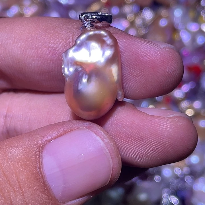 淡水珍珠未镶嵌吊坠(不含链)07