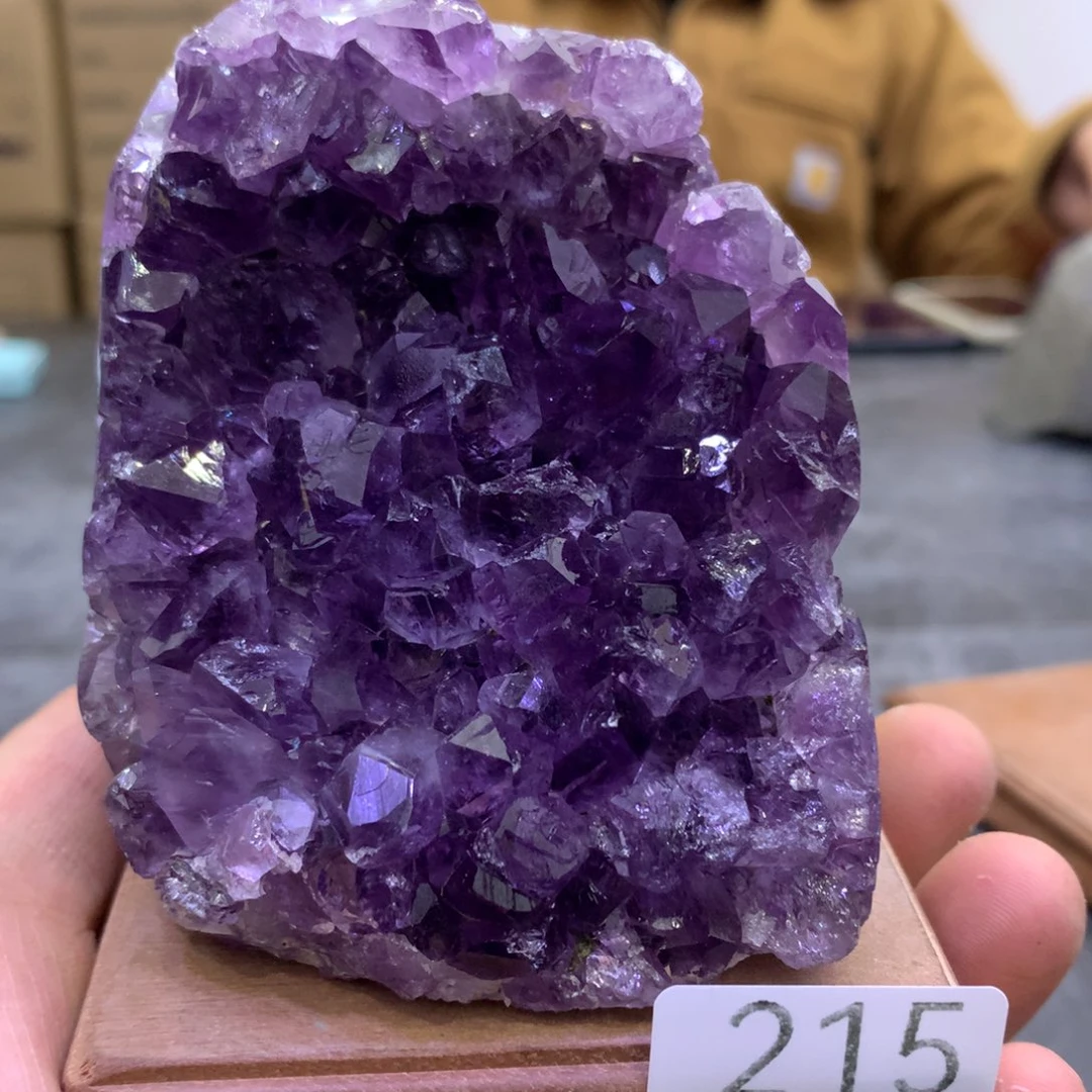 水晶摆件未镶嵌紫晶215