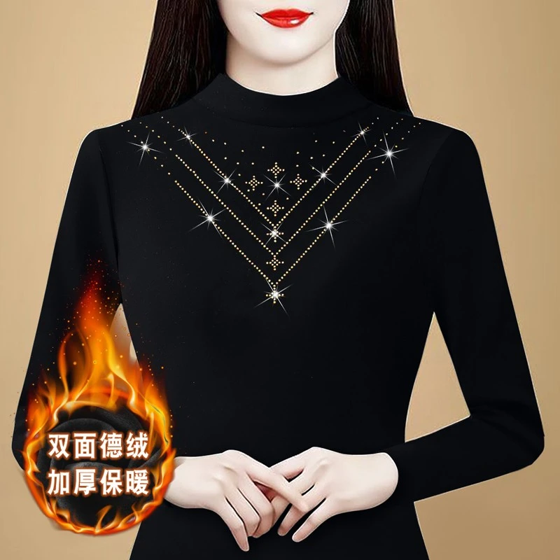 麦卡西001-100夏季复古宽松印花大码显瘦时尚休闲百搭德绒上衣