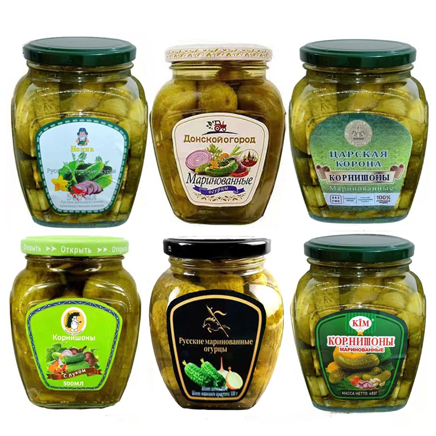 【一份2瓶】原装进口酸黄瓜俄罗斯酸黄瓜风味越南进口食品品牌零食