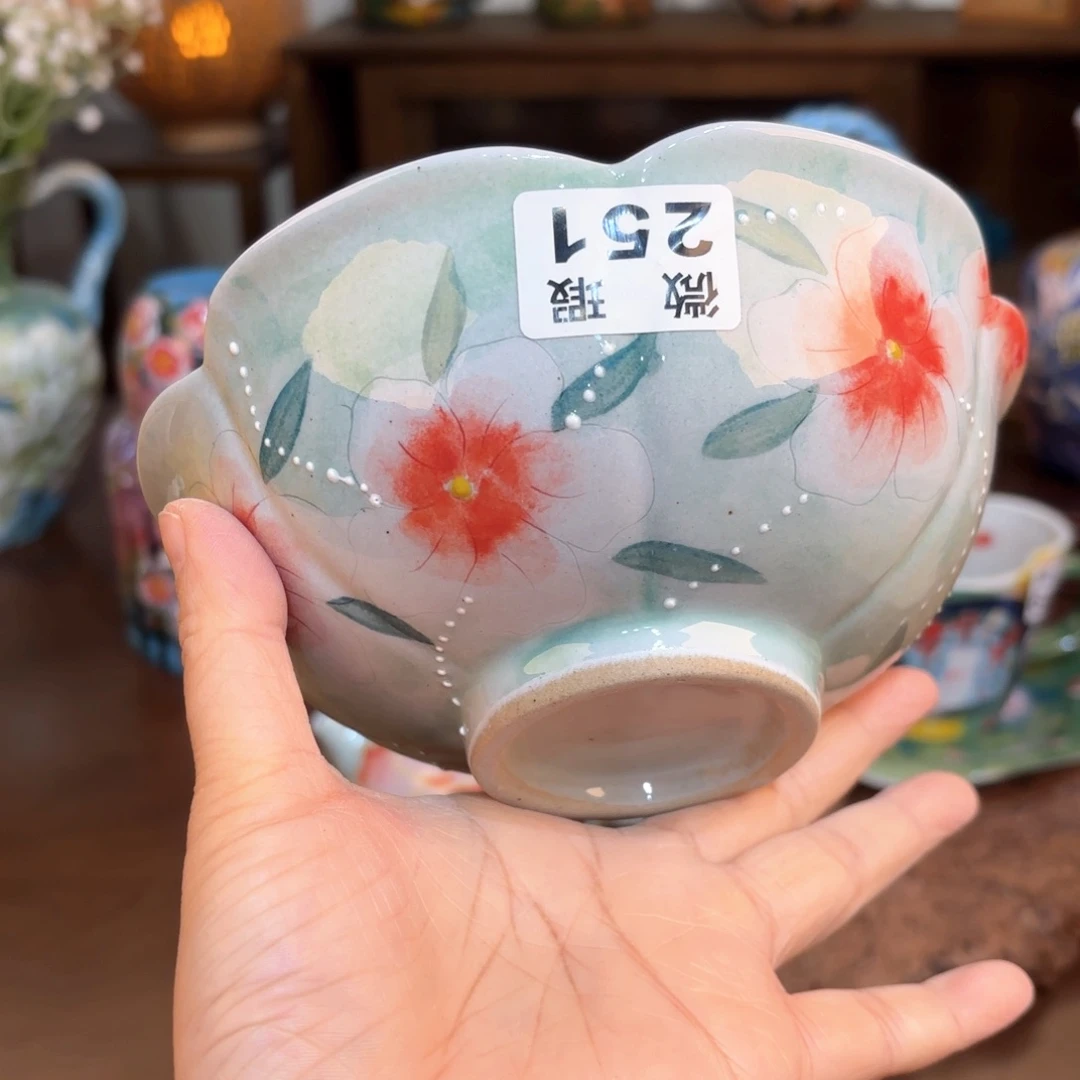 景德镇手绘高温釉下彩陶瓷茶具