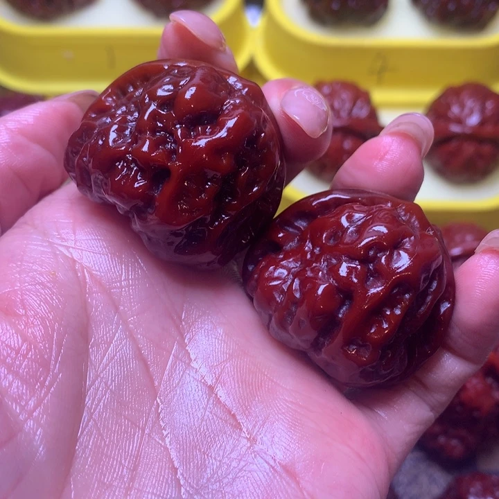 文玩核桃把件蛤蟆头38