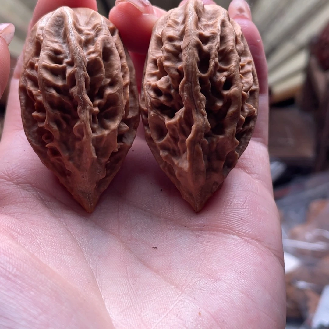 文玩核桃把件楸刀鱼67