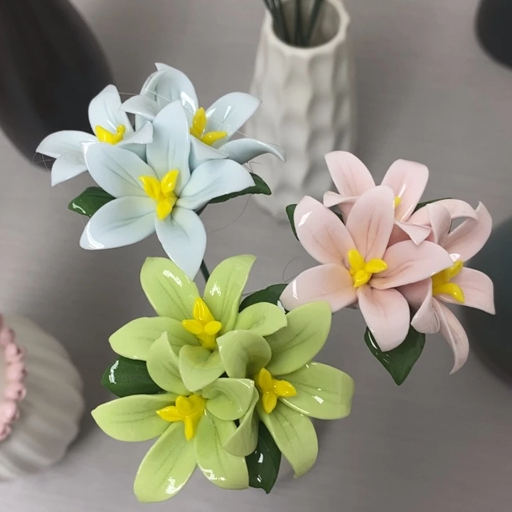 陶瓷陶瓷材料加工4朵
