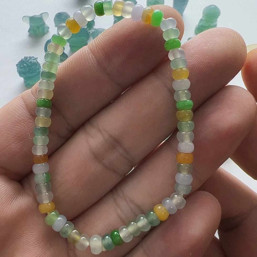 未镶嵌定制翡翠手串