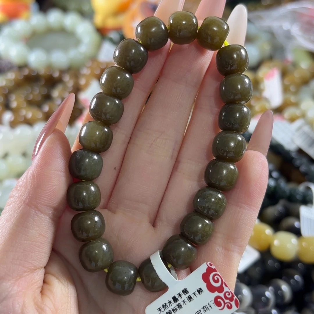 和田玉未镶嵌手链54