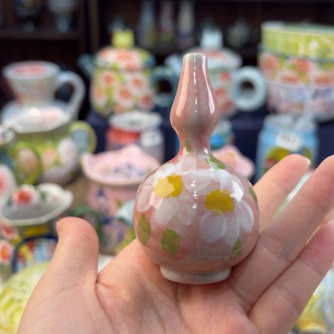 瓷片景德镇手绘高温釉下彩陶瓷茶具