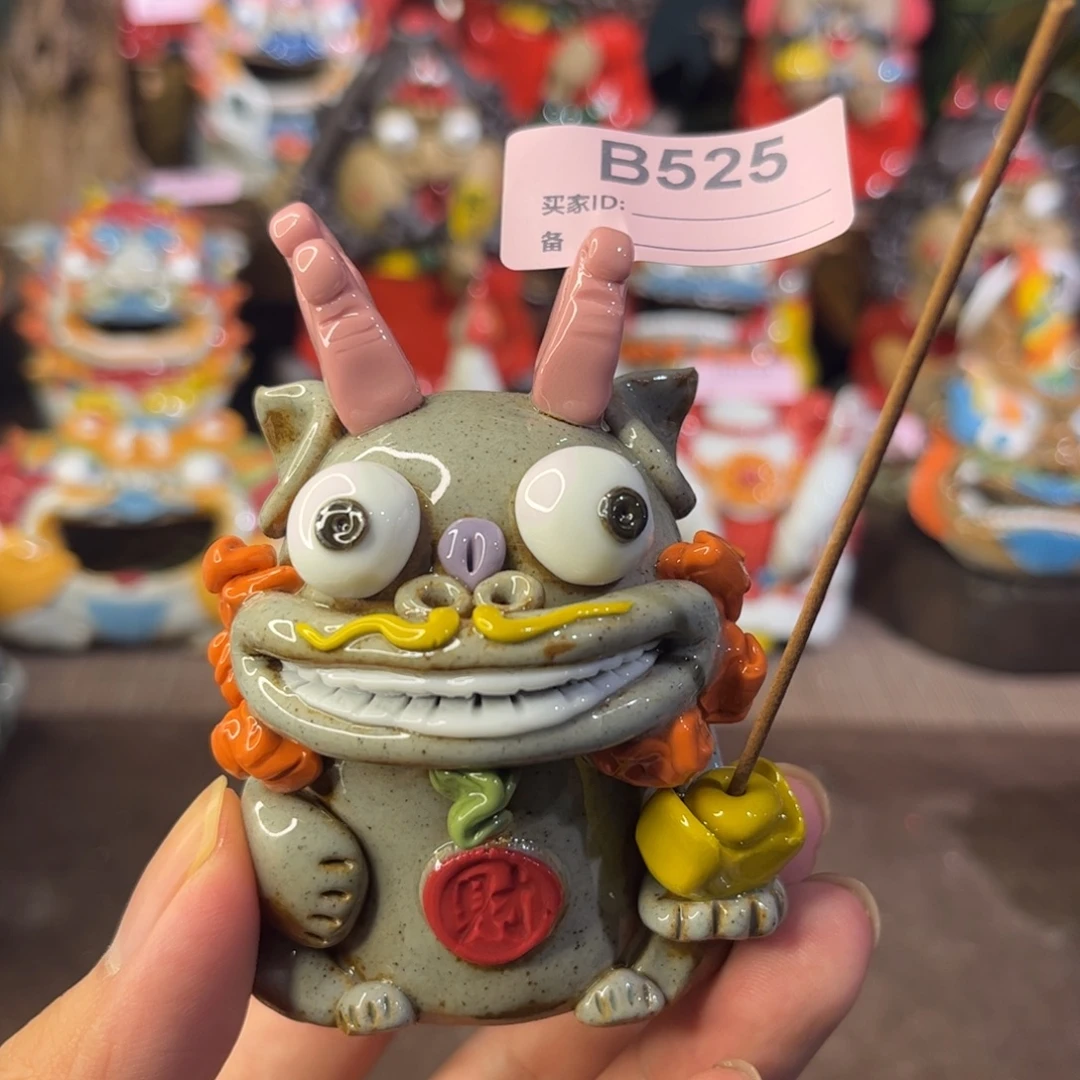 泥塑纯手工茶宠摆件