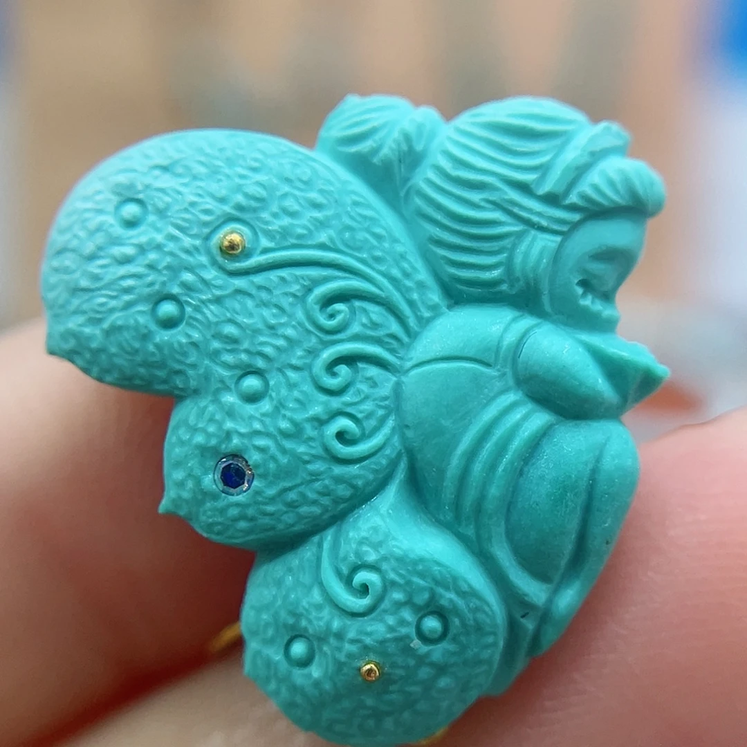 绿松石未镶嵌珠宝奇石