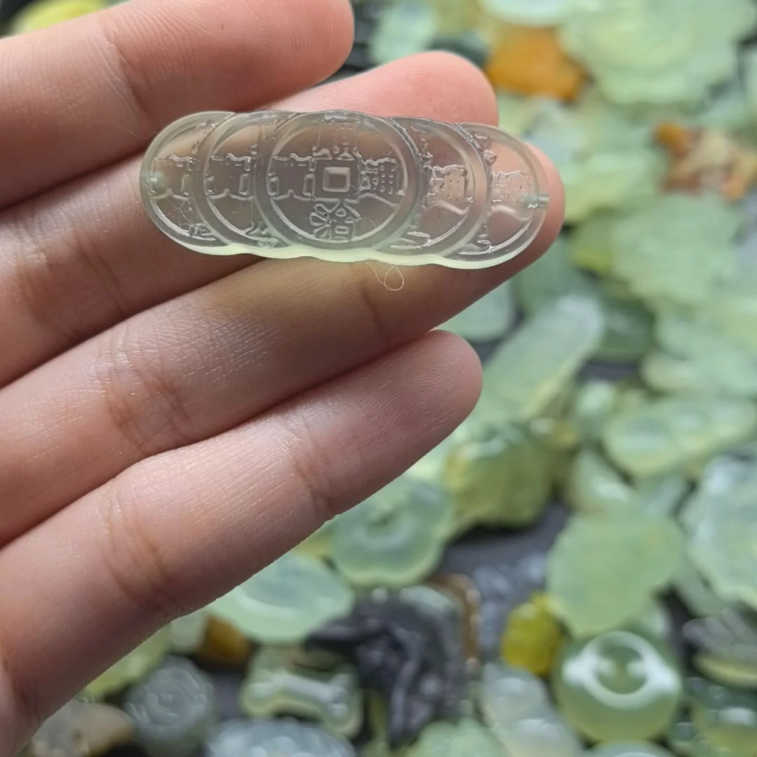 合金蛇纹石玉颈饰