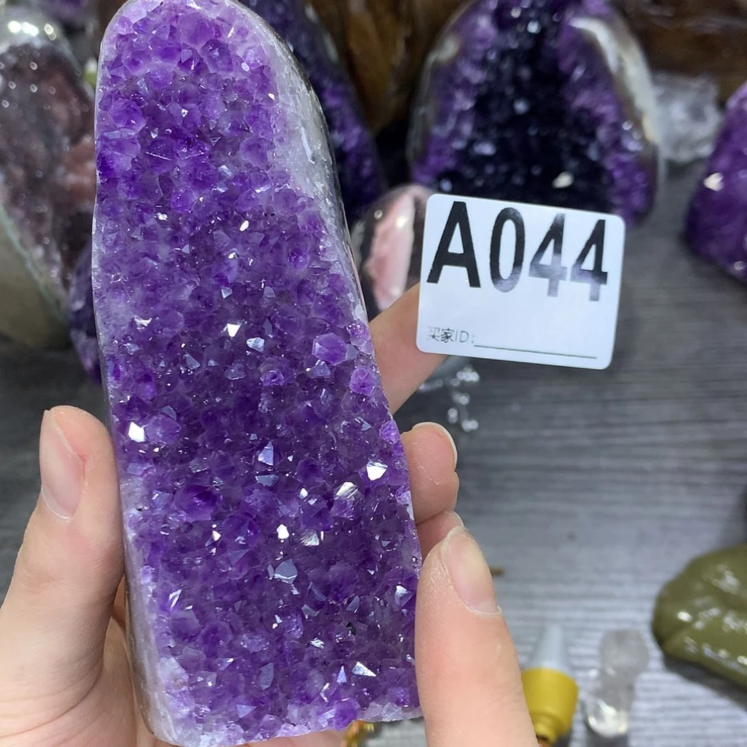 紫晶珠宝半成品未镶嵌044