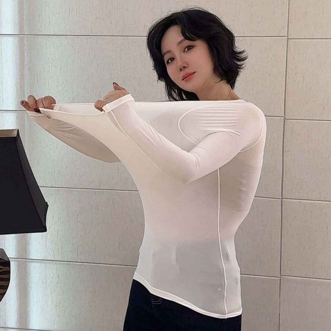 弹力柔软亲肤内衣打底衫/668
