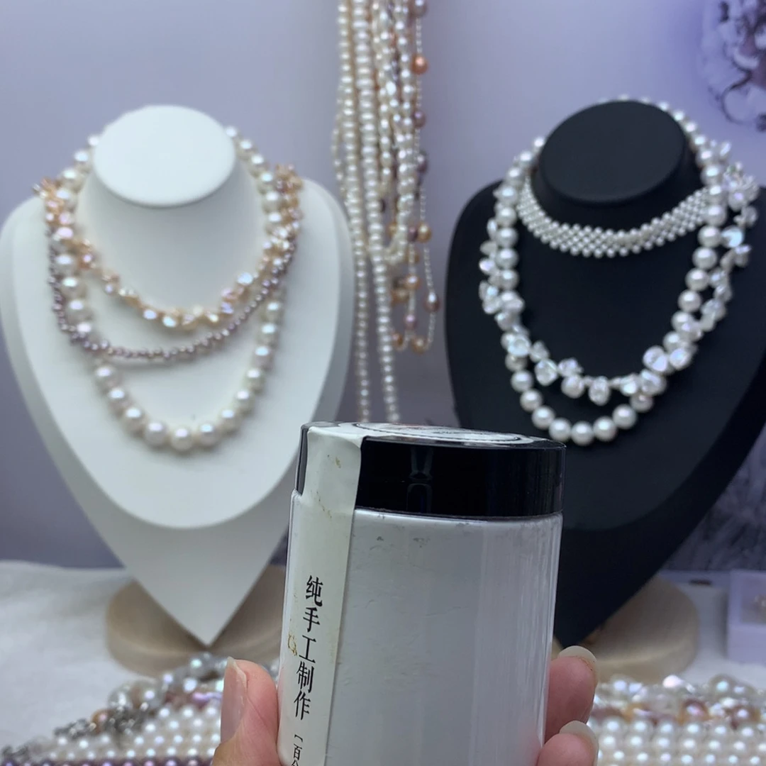 合金淡水珍珠耳饰两瓶