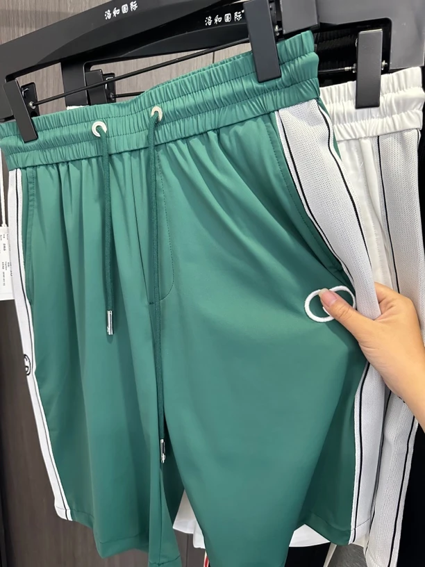 莱品国际-标准潮速干夏季薄款透气休闲裤五分短裤18865