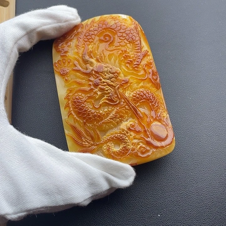 琥珀颈饰未镶嵌天然琥珀蜜蜡