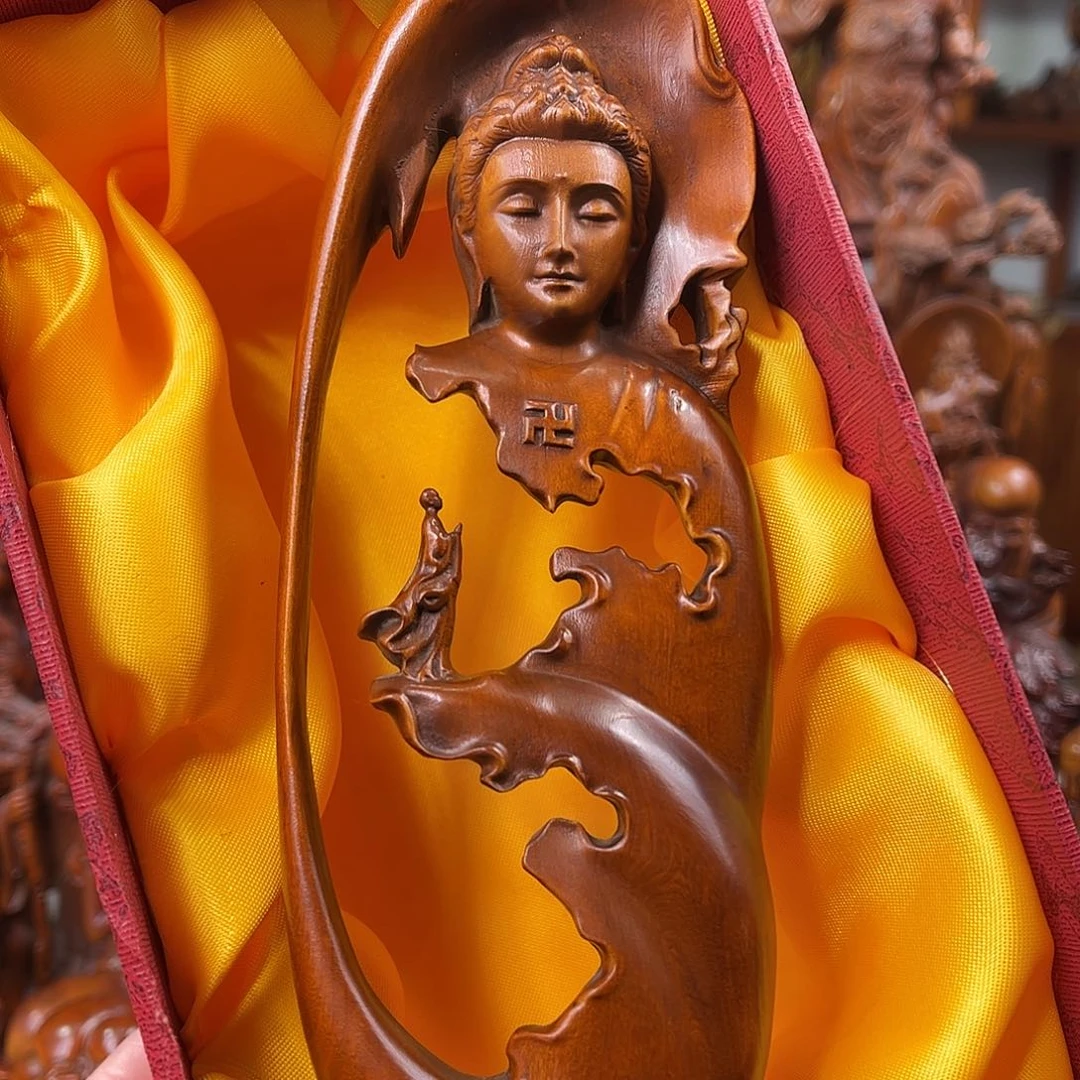 黄杨木黄杨木雕刻高度20厘米