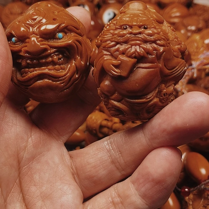 阿***蛮手串/手链橄榄核钟馗恶僧