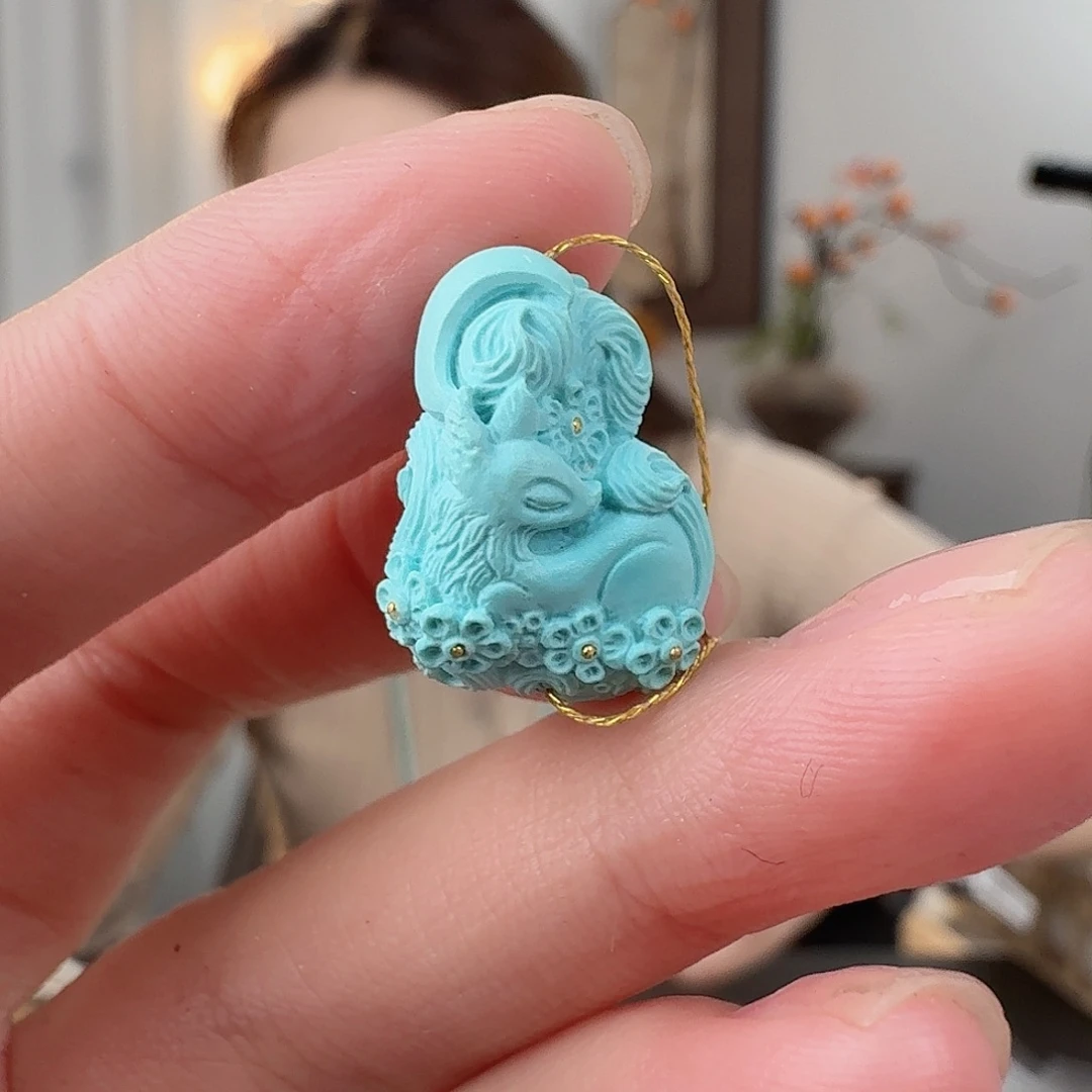 绿松石未镶嵌珠宝半成品