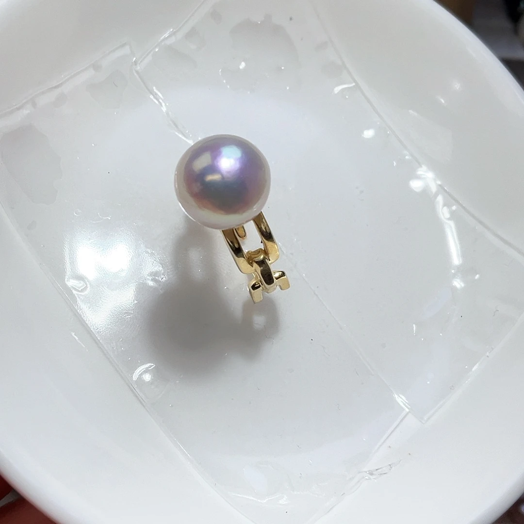 淡水珍珠戒指银S925镶嵌