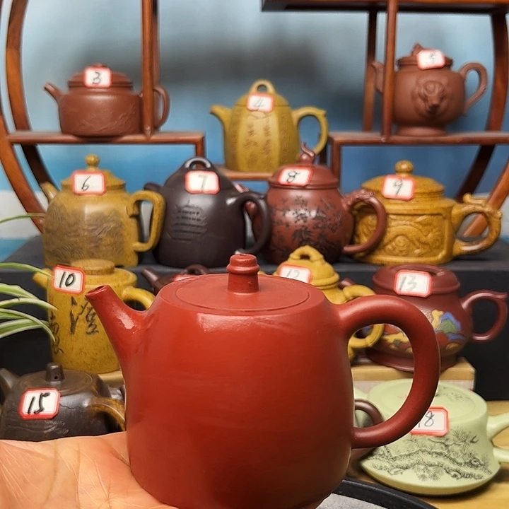 茶壶紫砂微瑕不带证书礼盒220cc