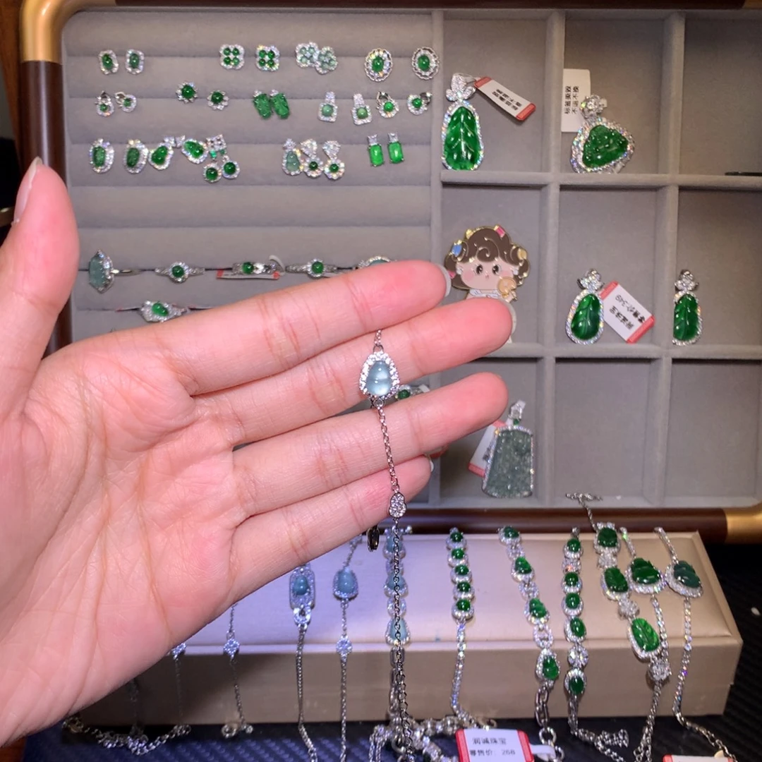 翡翠未镶嵌手链手链