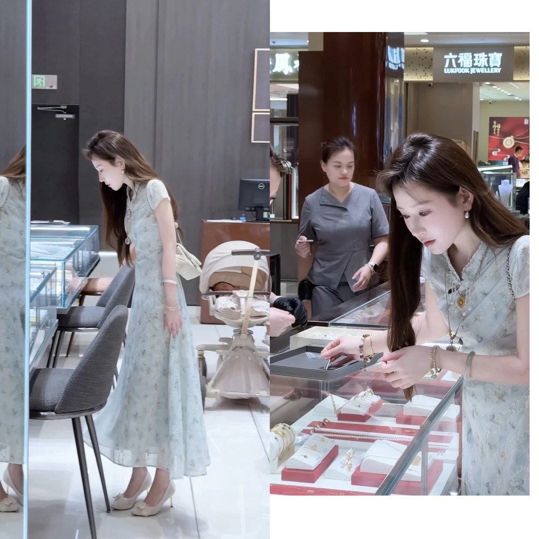 【婷婷】《风生水起》独特新中式蕾丝掐腰改良旗袍 TTH2SX588【Q】