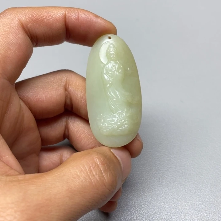 吊坠(不含链)未镶嵌和田玉一**秋