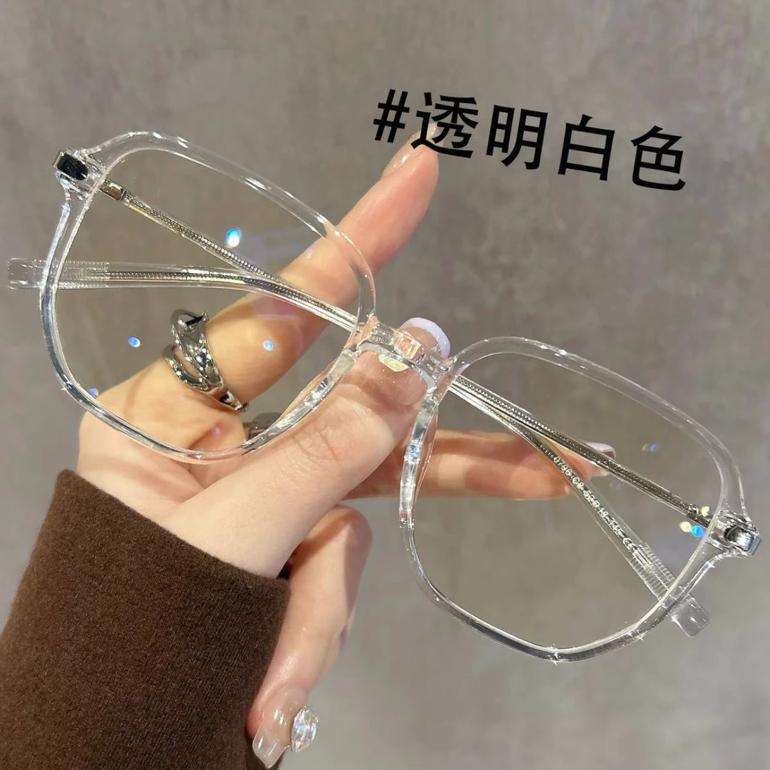 复古豹纹防蓝光眼镜女可配度数近视专业配镜素颜大框女式眼睛镜框