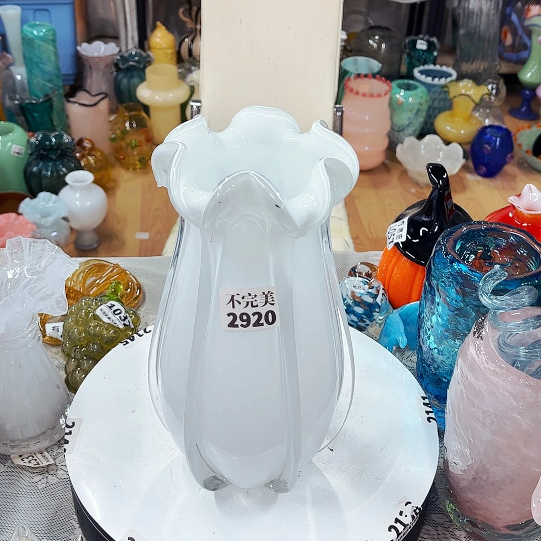 2920白菜家悦琉璃工艺品不完美