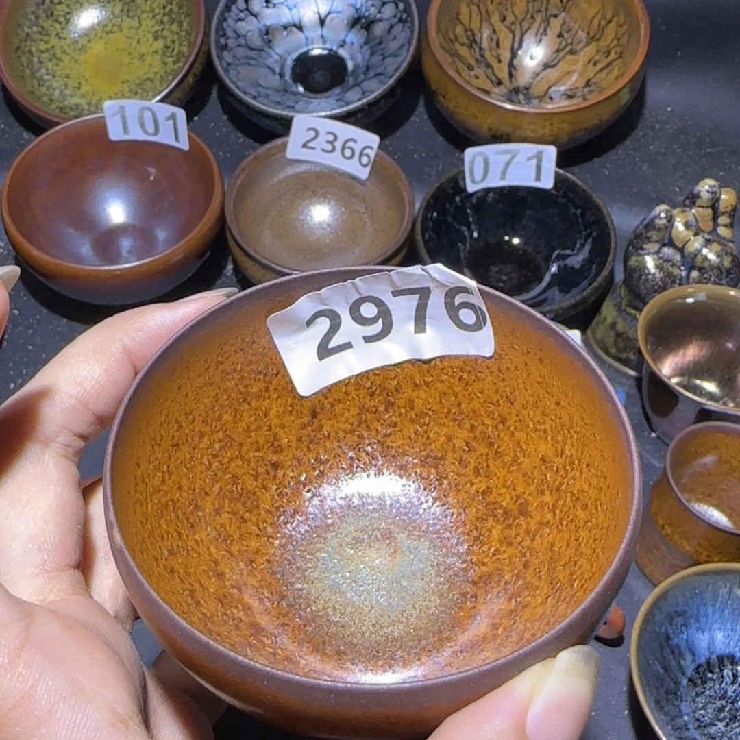 茶盏福建盏茶器在钵薄胎